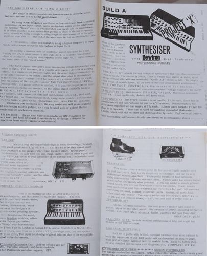 Dewtron-Early rare leaflets -Mr Bassman etc